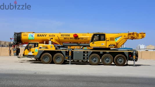 Crane PDO OPAL Approved 25 T to 600 T available, 3 Axle Tippers, Grader , Lowbed , Flat Bed, Pickup