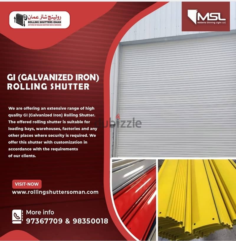 Garage Door ,U S A Door ,Roll up shutters , Parking Rolling shutter . 13