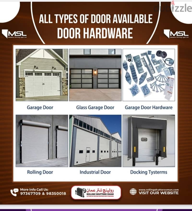 Garage Door ,U S A Door ,Roll up shutters , Parking Rolling shutter . 14