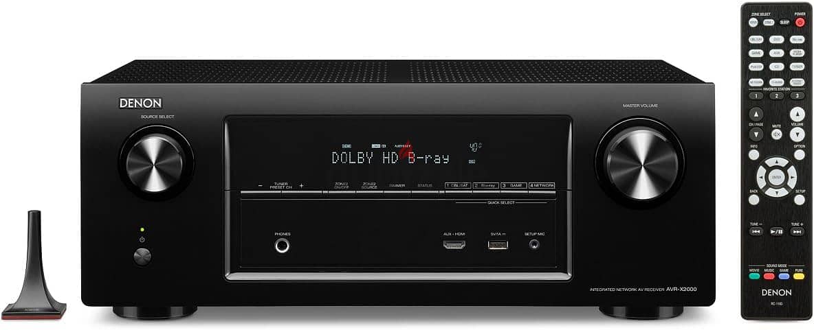 Bose Acoustimass 10 Series 5.1  with Denon AVR X-2000 7.1 channel 3