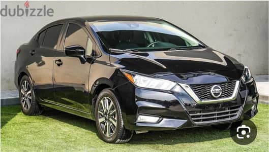 نيسان فيرسا للايجار موديل 2022 Rent a car virssa