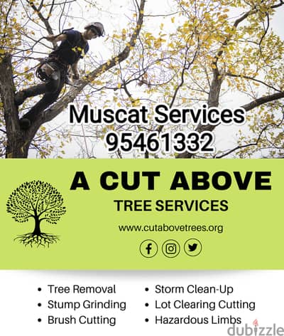 Gardening Service Lawnmower Plants and Tree-cutting Rubbish Disposal