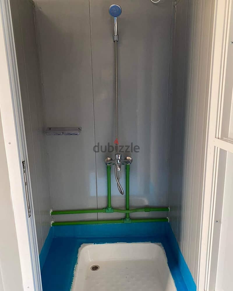 PortaCabin-Toilet (New, Refurbished) Aluminum,Gypsum,Decor, Epoxy Work 1