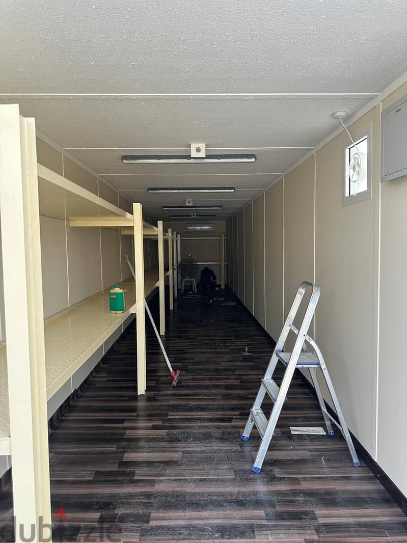 PortaCabin-Toilet (New, Refurbished) Aluminum,Gypsum,Decor, Epoxy Work 5