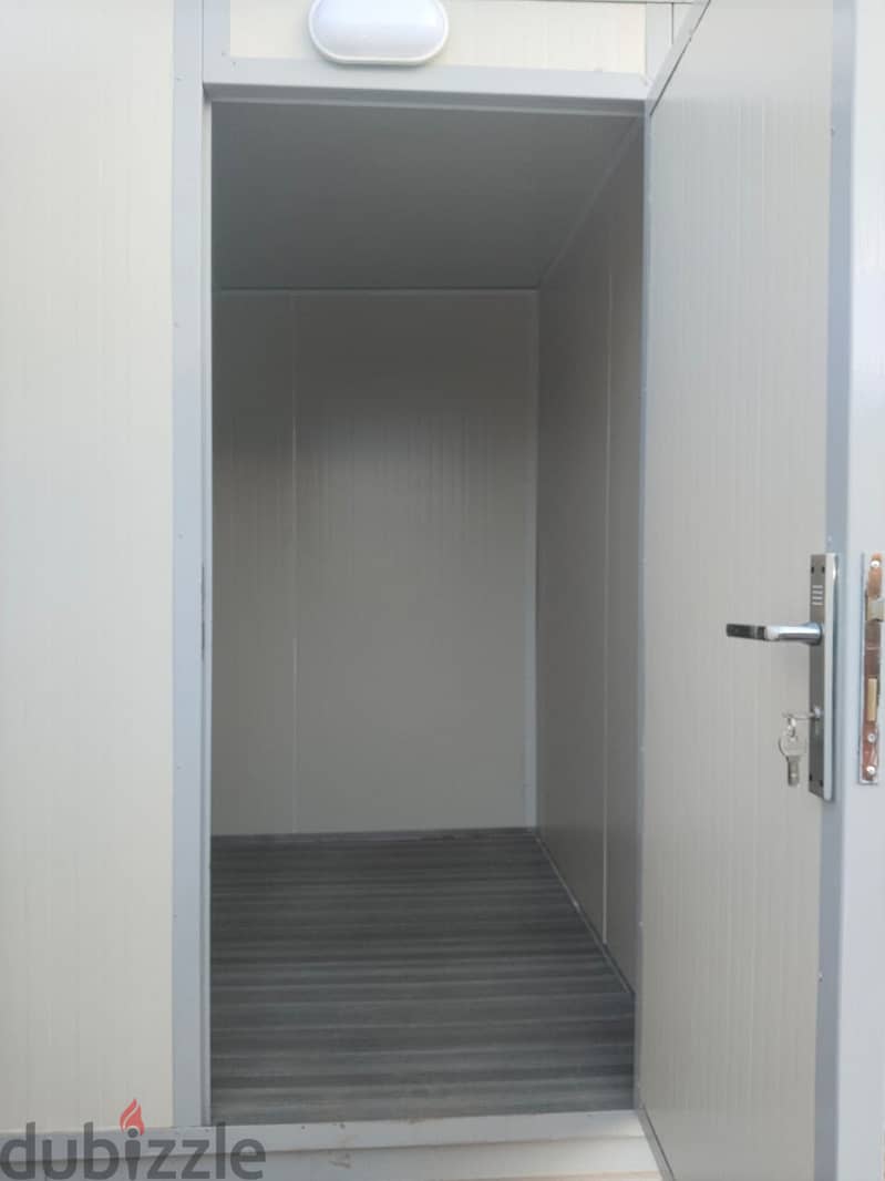 PortaCabin-Toilet (New, Refurbished) Aluminum,Gypsum,Decor, Epoxy Work 8