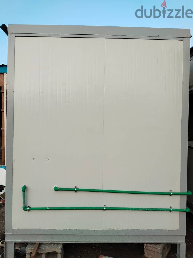 PortaCabin-Toilet (New, Refurbished) Aluminum,Gypsum,Decor, Epoxy Work 11