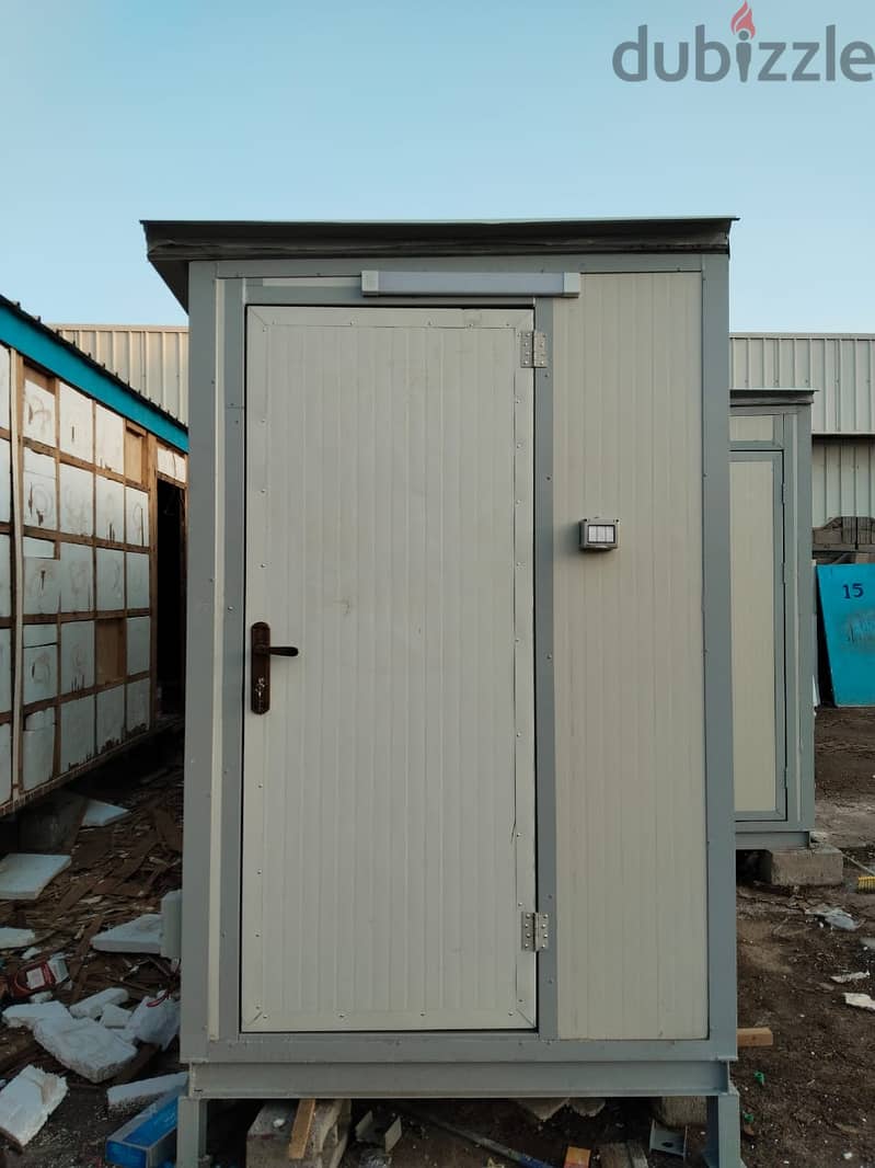 PortaCabin-Toilet (New, Refurbished) Aluminum,Gypsum,Decor, Epoxy Work 13