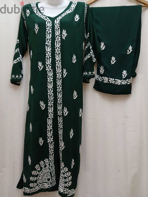 Exhibition in bhaja hall on 9 October Handmade Chikan Kurtiya and sets 5