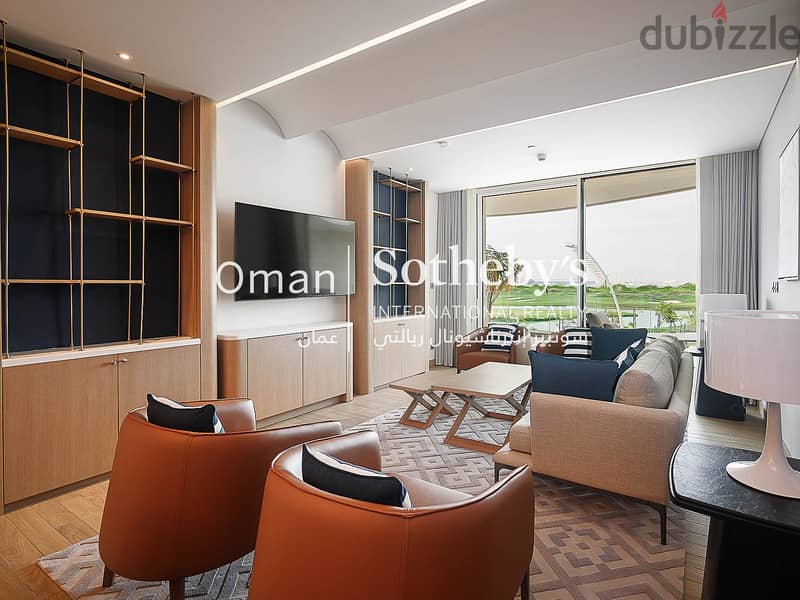 2BR Branded Golf Course View Apartment for Rent in Al Mouj 4