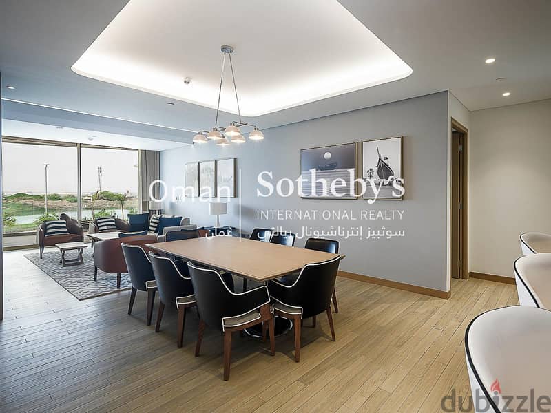 2BR Branded Golf Course View Apartment for Rent in Al Mouj 6