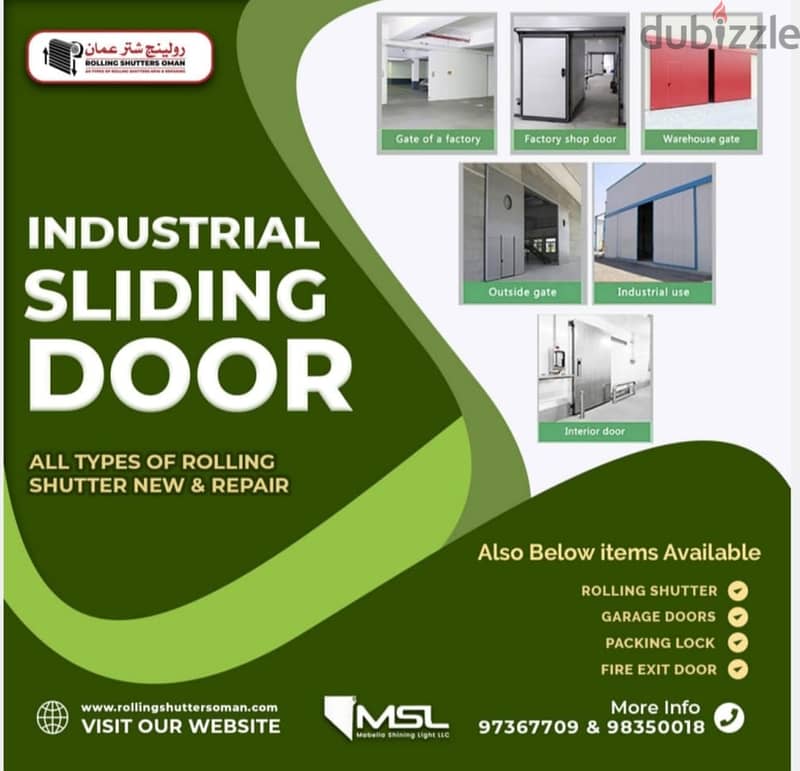 roll up door,garage door parking door sliding swing door supply & Rep 10