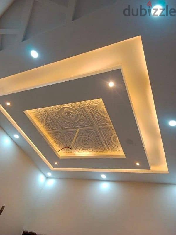 Decor Gypsum Bord and paint work 1