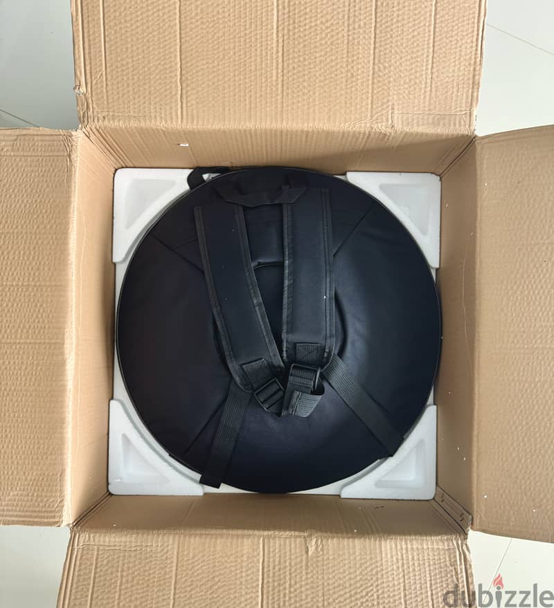 Engraved Gold Handpan 22 inch 9 Notes D Minor 2