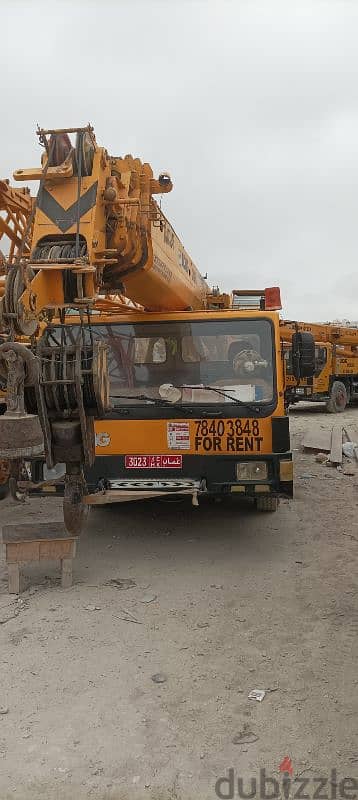 Crane for rent in Salalah 2