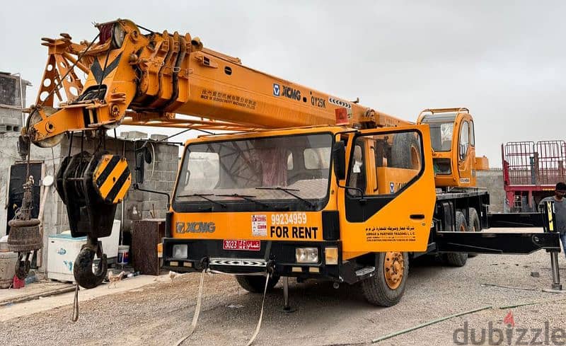 Crane for rent in Salalah 3