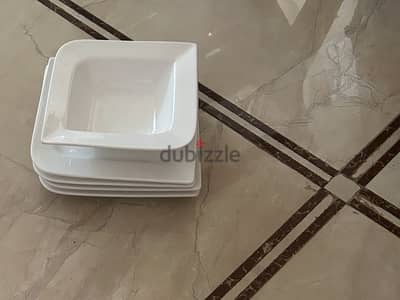 white elegant style breakfast plate