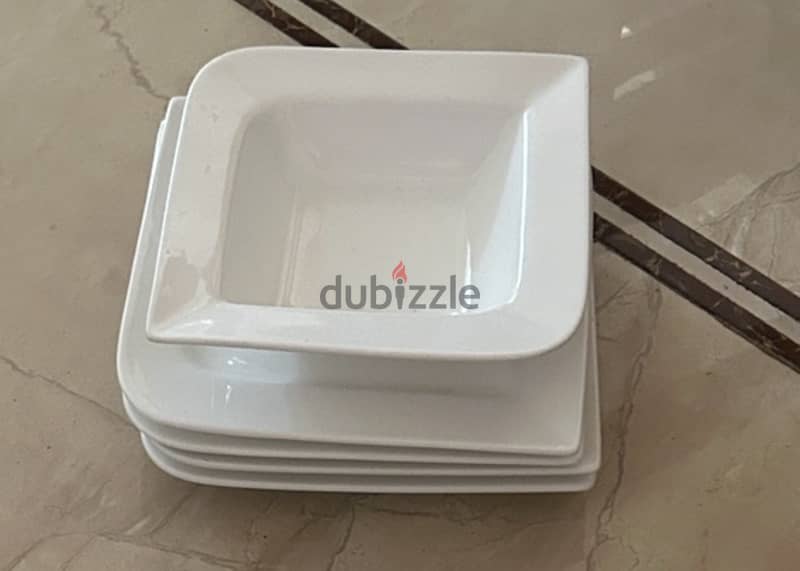 white elegant style breakfast plate 1