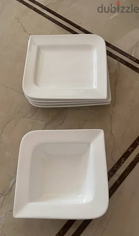 white elegant style breakfast plate 2