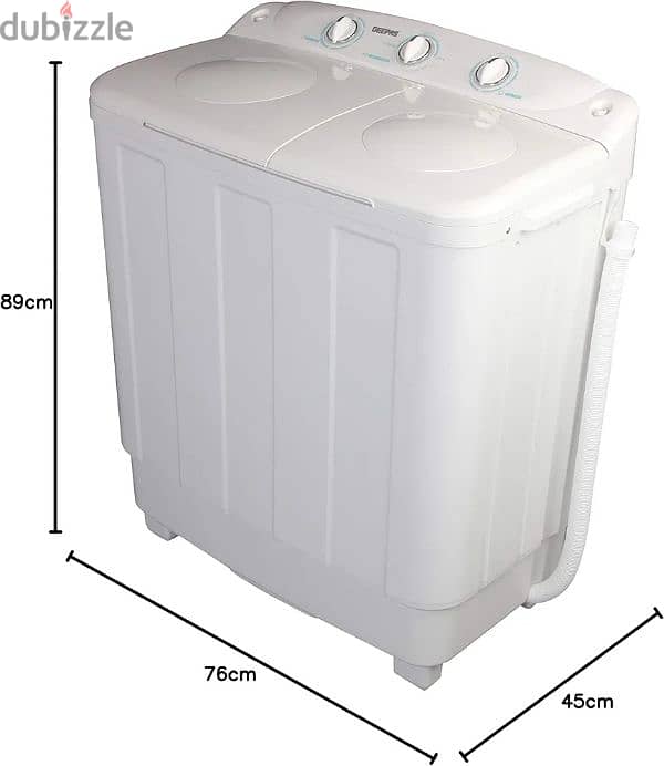 Brand New Geepas Semi Automatic Washing Machine 1