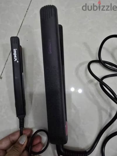 Two Branded Hair Straighteners in Good condition, hardly used