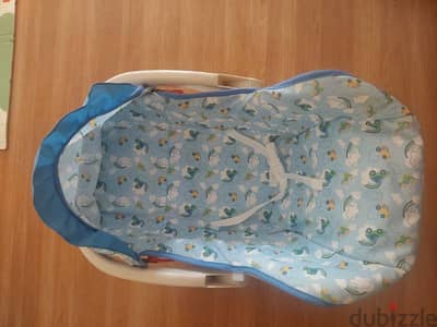 Baby seat with adjustable handle
