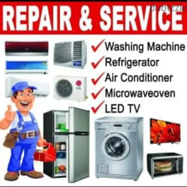 maintenance All works AC service refrigerator washing machine repairs