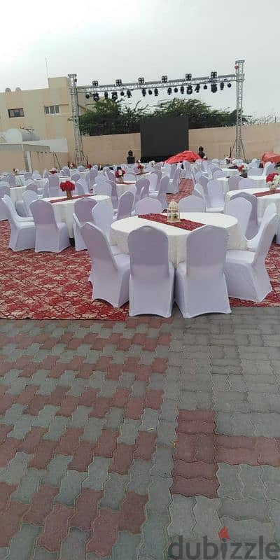 Rent chairs and tables via alwadi event 1