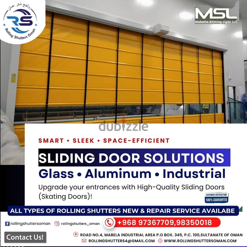 roll up door,garage door parking door sliding swing door supply & Rep 12