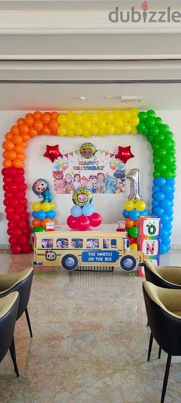 rental of balloon arch for event 1