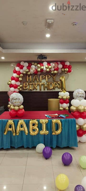 rental of balloon arch for event 2