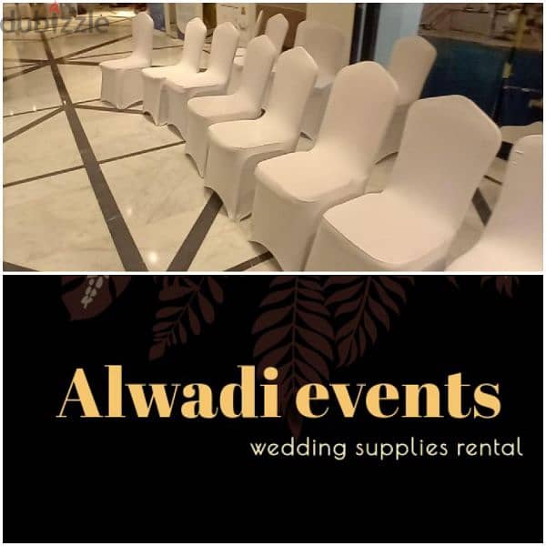 Rent white VIP banquet chairs via Alwadi events. 5