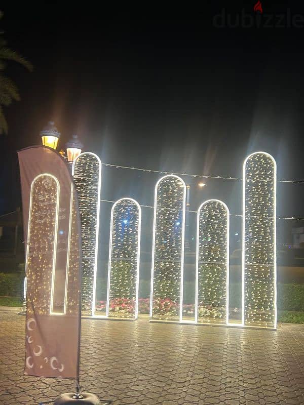Wedding backdrop and decorations rental via Alwadi events 2