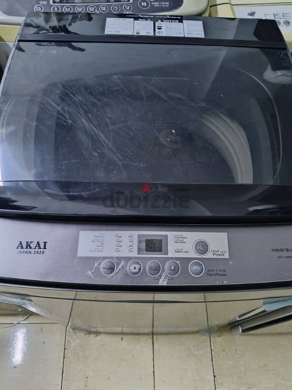 akai 10kg washing machine for sale in good condition 1