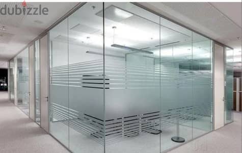glass work door partition and repairing work