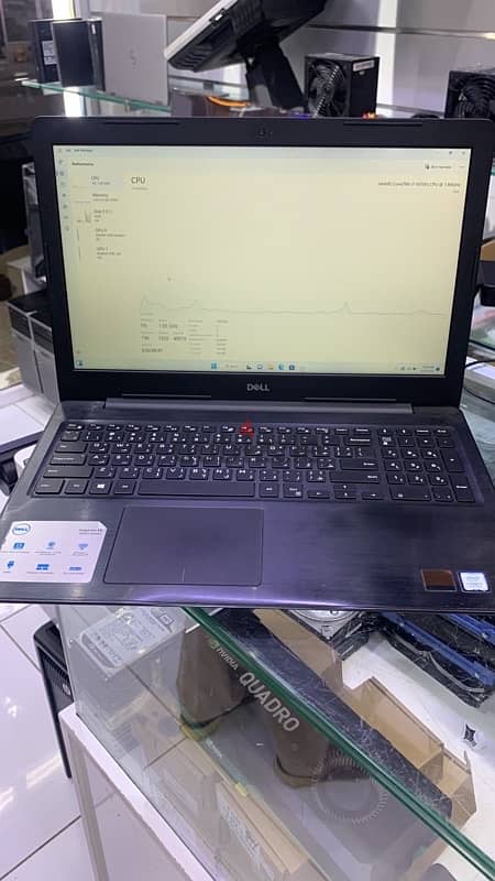 Dell gaming laptop core i7 gen 8th ram 8 gb Ssd 256 gb 2 gb graphic 1
