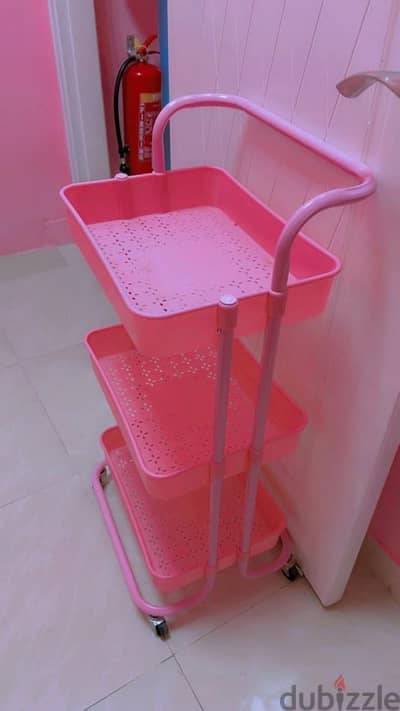 New movable trolly and leather chair