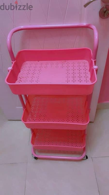 New movable trolly and leather chair 3