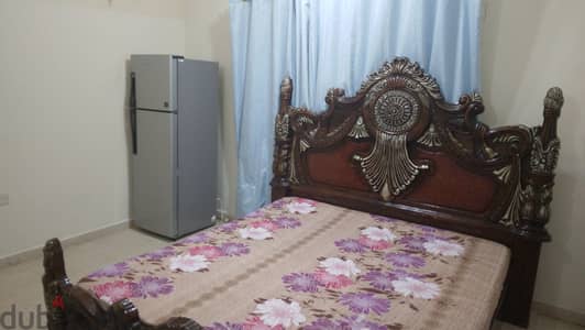 Furnished rooms studio 1bhk Makkah hypermaket Lulu Ghubra just 120