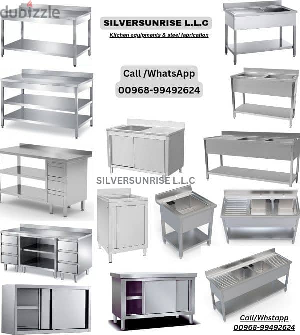 ss sink single with cabinet 2