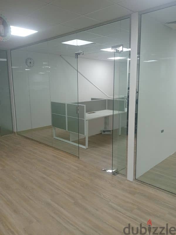 glass partaion work and door repairs 1
