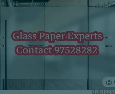 We have Glass Stickers Frosted Or Black Tint Film Logo Design Printing