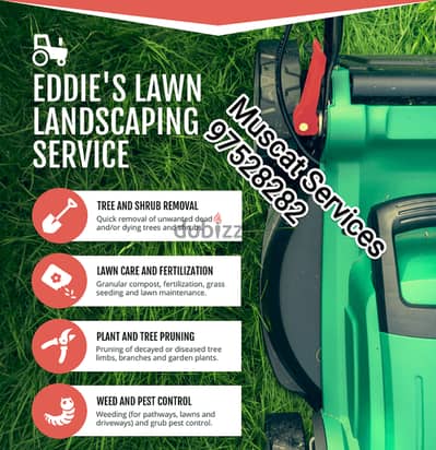 Plants and Trees cutting Trimming Lawnmower rubbish removal service