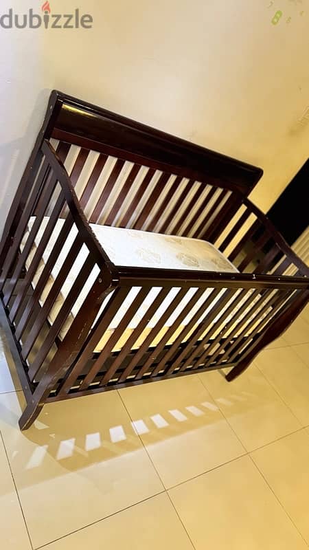 For Sale: Baby Crib + Mattress 3