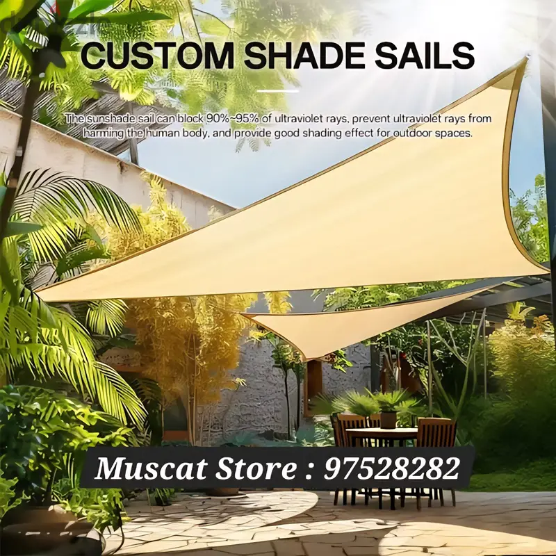 We Coustomise the Sunshade sail for Balcony or Outdoor Spaces