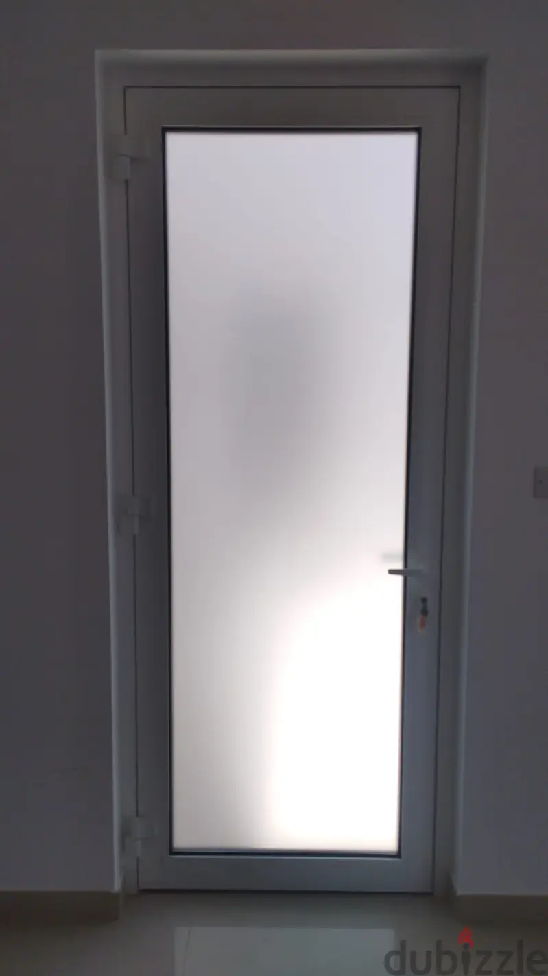 We Work Windows Glass Tinting Frosted Sticker Black film Logo Design