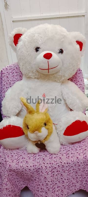 toy teddy bear and rabbit 2