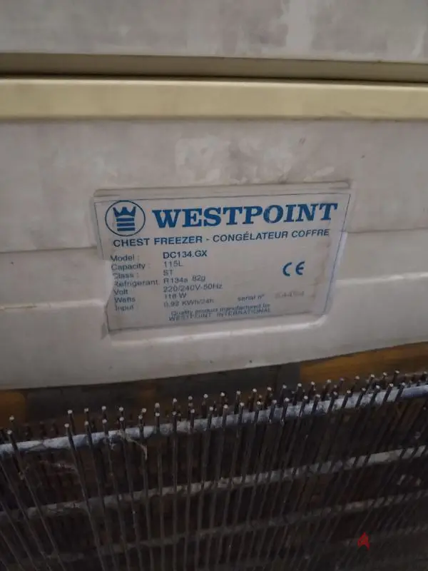 فريزر ويستبوينت freezer westpoint64145312918659129