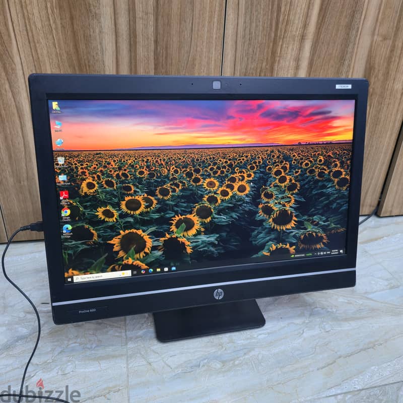 HP All in One ProOne 600 G1, i7, 4th, 8ram, 256ssd, Wifi - 20-inch 2