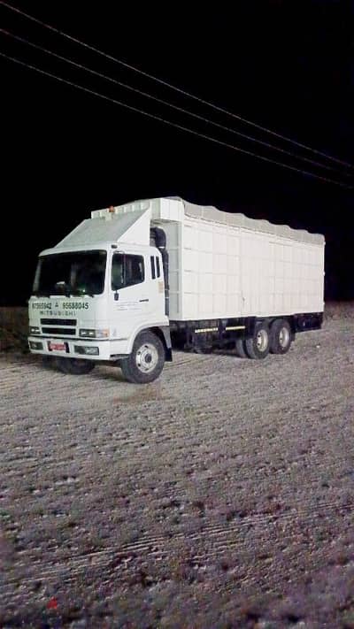 Muscat Salalah Box Truck مسقط صلالہ شاحنة صندوقية  10/18 طن