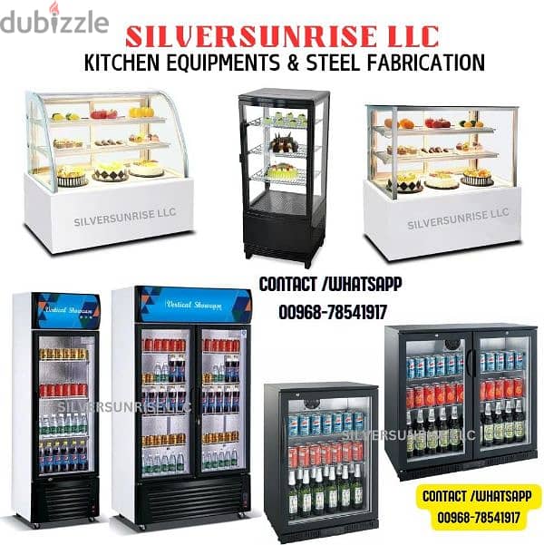 bar cooler & vertical cake display available 1